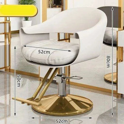 Premium Leather Salon Styling Chair for Exceptional Comfort and Versatility - Très Elite