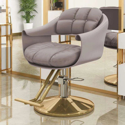 Premium Leather Salon Styling Chair for Exceptional Comfort and Versatility - Très Elite