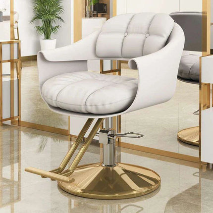 Premium Leather Salon Styling Chair for Exceptional Comfort and Versatility - Très Elite