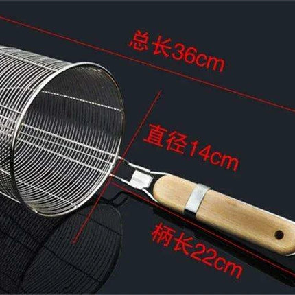 Premium Multi-Functional Stainless Steel Strainer Basket - Essential Kitchen Tool for Effortless Cooking and Draining - Très Elite