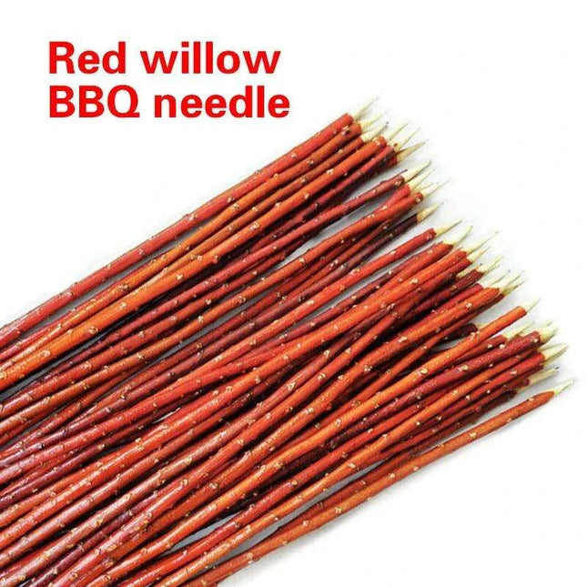 Premium Red Willow Skewers for Perfect BBQ Grilling