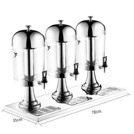 Premium Self-Serve Stainless Steel Cold Drink Dispenser for Events - Très Elite