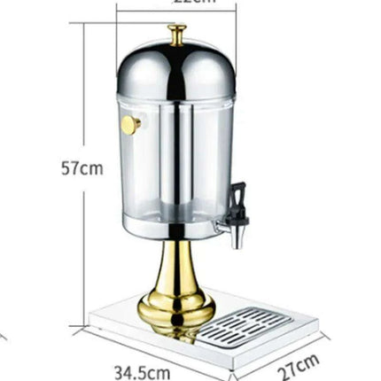 Premium Self-Serve Stainless Steel Cold Drink Dispenser for Events - Très Elite