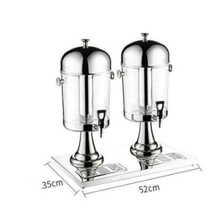 Premium Self-Serve Stainless Steel Cold Drink Dispenser for Events - Très Elite