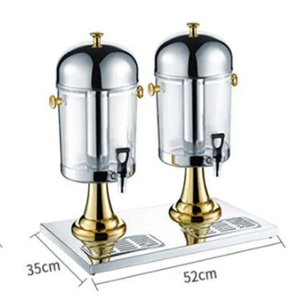 Premium Self-Serve Stainless Steel Cold Drink Dispenser for Events - Très Elite