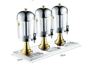 Premium Self-Serve Stainless Steel Cold Drink Dispenser for Events - Très Elite