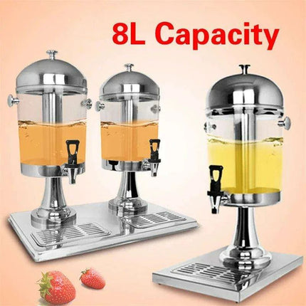 Premium Self-Serve Stainless Steel Cold Drink Dispenser for Events - Très Elite