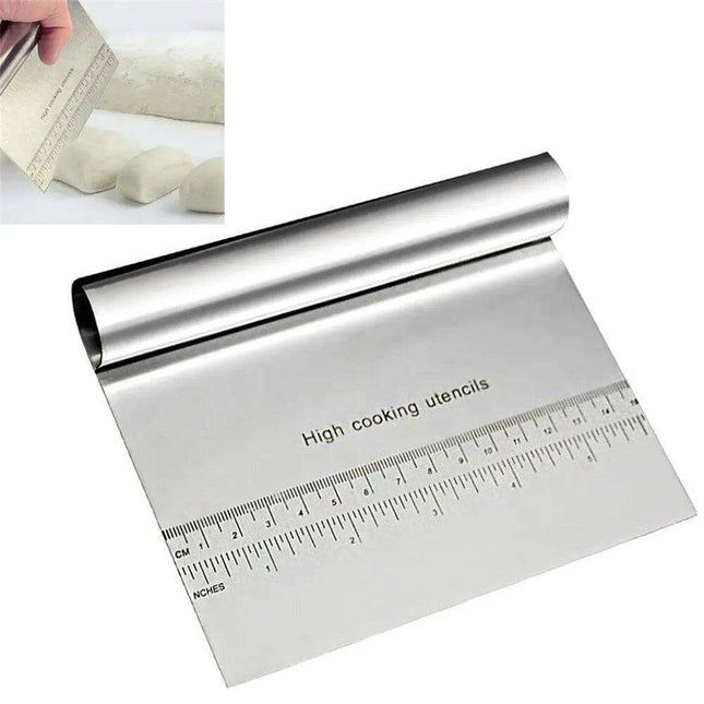 Premium Stainless Steel Baking Essentials Kit with Integrated Scale and Precision Cutter