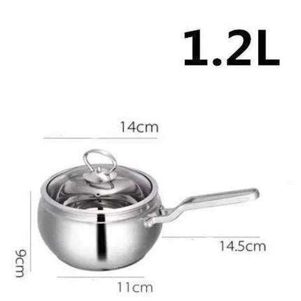Premium Stainless Steel Cooking Pot Set - Essential Cookware for Gourmet Soups and More - Très Elite