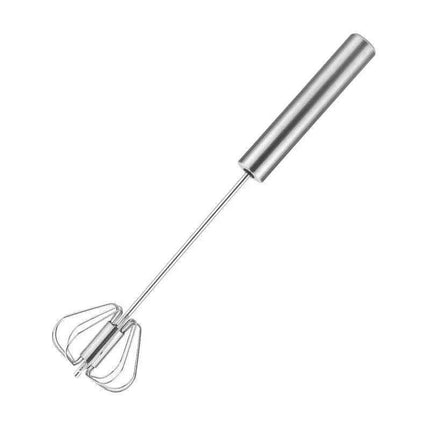 Premium Stainless Steel Egg Beater with Integrated Egg Holder - Essential Culinary Companion - Très Elite