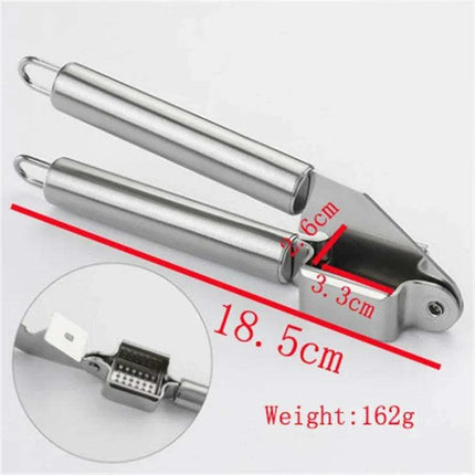 Premium Stainless Steel Garlic Press and Vegetable Dicer Set for Quick Meal Preparation - Très Elite