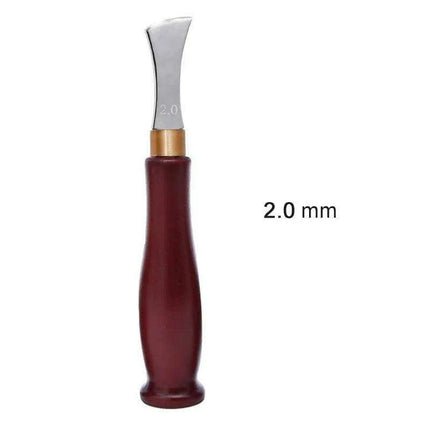 Premium Stainless Steel Leathercraft Tool Kit with Precision Edge and Wire Embedding Feature - Très Elite