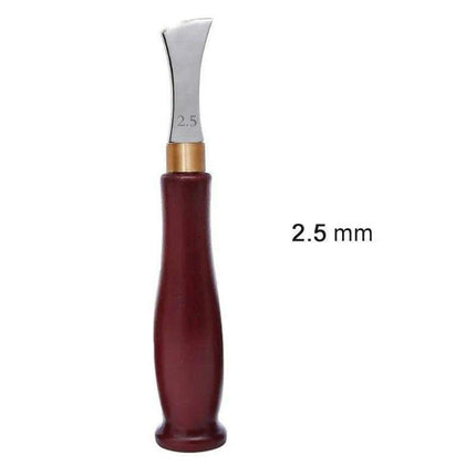 Premium Stainless Steel Leathercraft Tool Kit with Precision Edge and Wire Embedding Feature - Très Elite