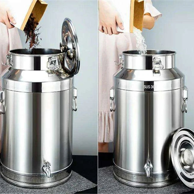 Premium Stainless Steel Liquid and Oil Storage Barrel Seal- Très Elite- Très Elite