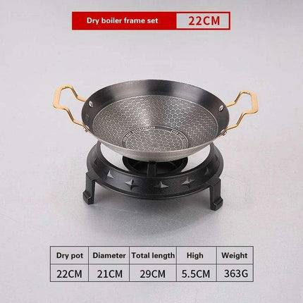 Premium Stainless Steel Non-Stick Hot Pot Cookware Collection for Culinary Enthusiasts - Très Elite