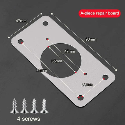 Premium Stainless Steel Silver Hinge Repair Solution for Furniture and Cabinet Revitalization..