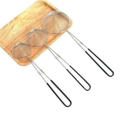 Premium Stainless Steel Skimmer and Colander Cooking Essentials Set - Très Elite
