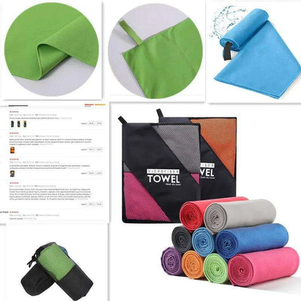 Premium Travel Microfiber Towels for Active Individuals - Très Elite