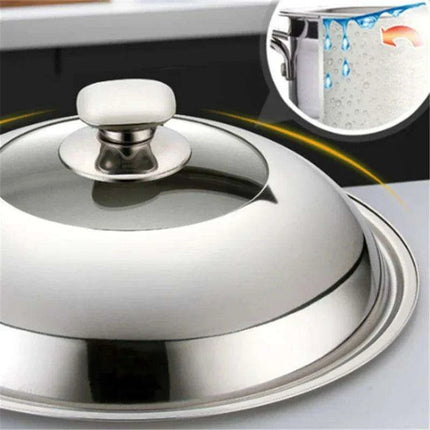 Premium Universal Stainless Steel Lid for Enhanced Cooking Performance - Très Elite