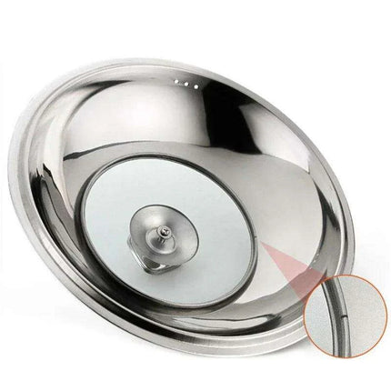Premium Universal Stainless Steel Lid for Enhanced Cooking Performance - Très Elite