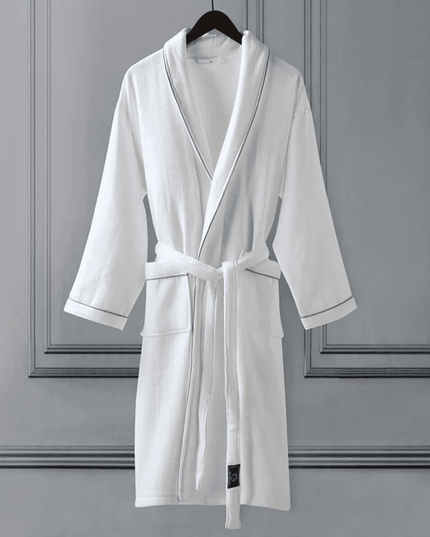 Serene Comfort: Exquisite Yukata-Inspired Winter Cotton Bathrobe for Ultimate Relaxation