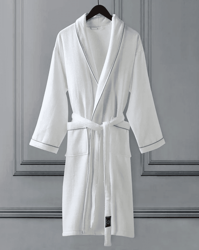 Serene Comfort: Exquisite Yukata-Inspired Winter Cotton Bathrobe for Ultimate Relaxation