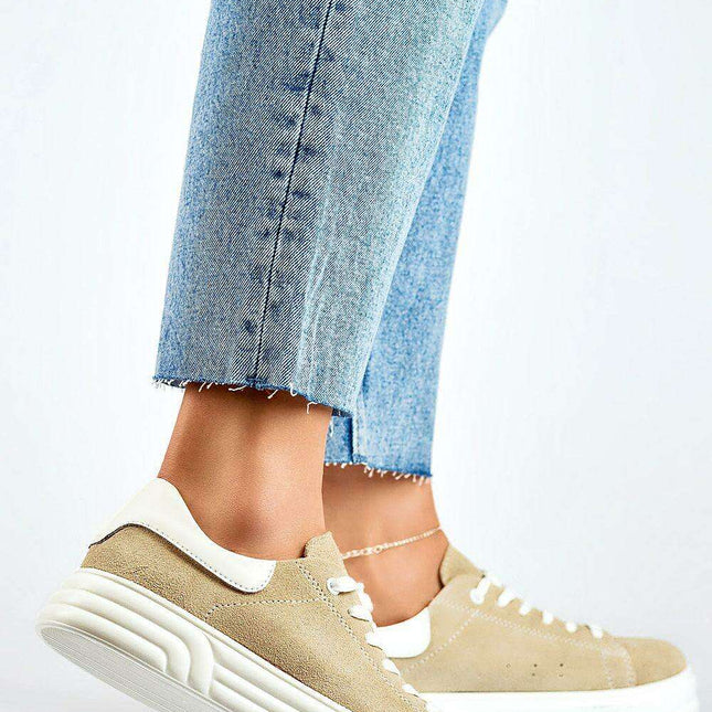 Premium Women's Leather Athletic Shoes for All Seasons