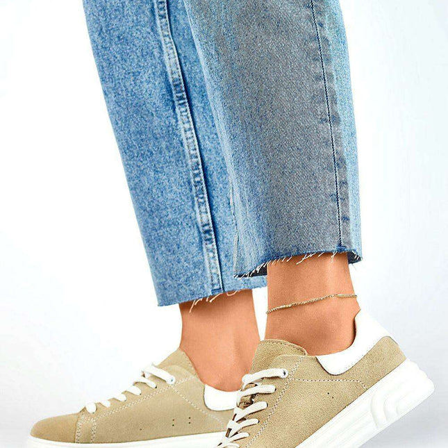 Premium Women's Leather Athletic Shoes for All Seasons