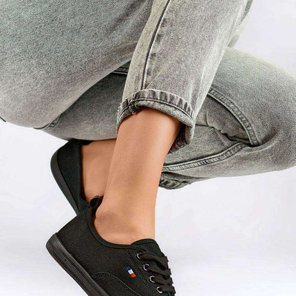 Primo Black Textile Sneakers - Très Elite