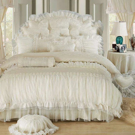 Princess Lace Floral Luxury Bedding Collection - Très Elite