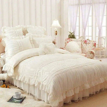 Princess Lace Floral Luxury Bedding Collection - Très Elite
