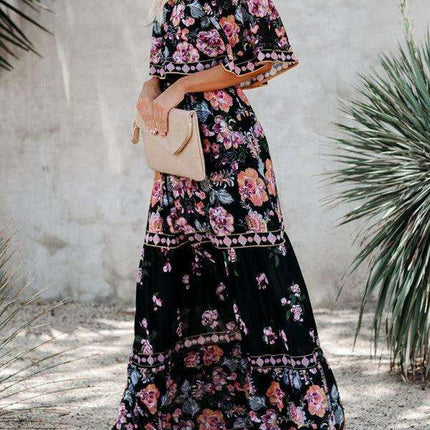 Printed One-Shoulder Dress for Fashion-Forward Affairs - Très Elite