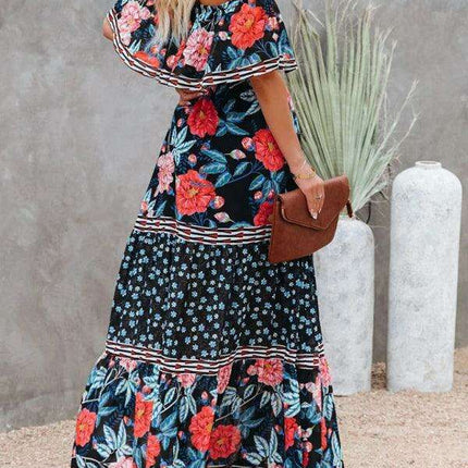 Printed One-Shoulder Dress for Fashion-Forward Affairs - Très Elite