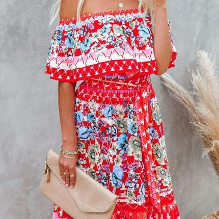 Printed One-Shoulder Dress for Fashion-Forward Affairs - Très Elite