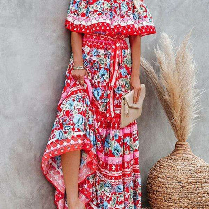 Printed One-Shoulder Dress for Fashion-Forward Affairs - Très Elite