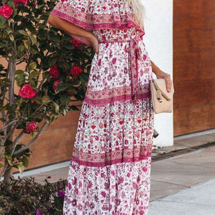 Printed One-Shoulder Dress for Fashion-Forward Affairs - Très Elite