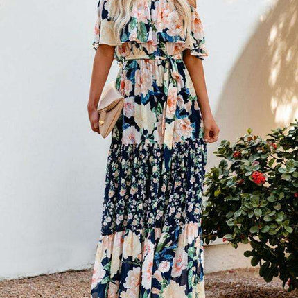 Printed One-Shoulder Dress for Fashion-Forward Affairs