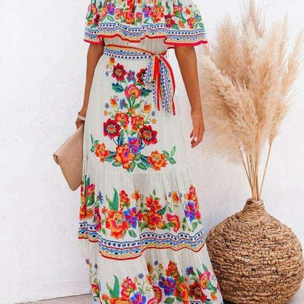 Printed One-Shoulder Dress for Fashion-Forward Affairs - Très Elite