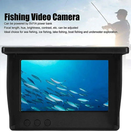 Professional 1080P Underwater Fishing Camera with 4.3" LCD, 220° Field of View, Night Vision, and Waterproof Design - Très Elite