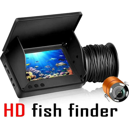 Professional 1080P Underwater Fishing Camera with 4.3" LCD, 220° Field of View, Night Vision, and Waterproof Design - Très Elite