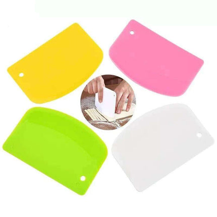 Professional Baking Essentials: Premium Dough Scraper Set for Effortless Culinary Creations - Très Elite