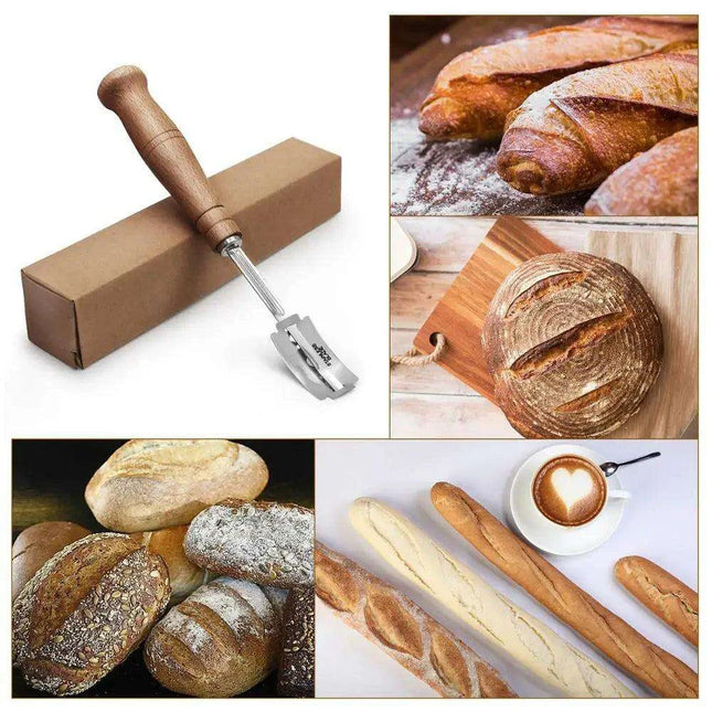 Professional Bread Scoring Kit with Protective Leather Case