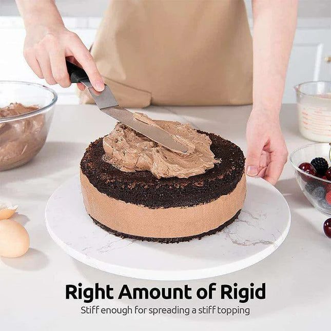 Professional Culinary Stainless Steel Spatula Set for Baking Perfection