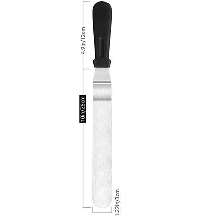 Professional Culinary Stainless Steel Spatula Set for Baking Perfection - Très Elite