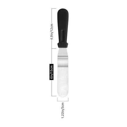 Professional Culinary Stainless Steel Spatula Set for Baking Perfection - Très Elite