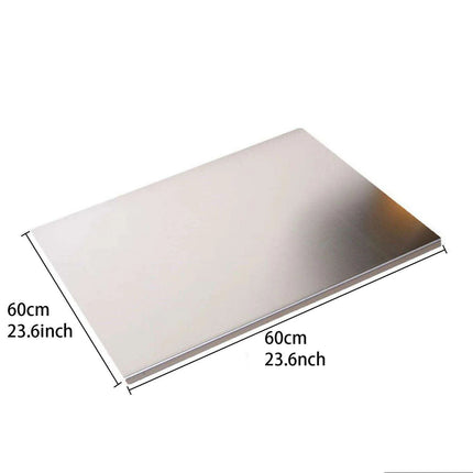 Professional Grade Stainless Steel Kneading and Baking Preparation Board - Très Elite