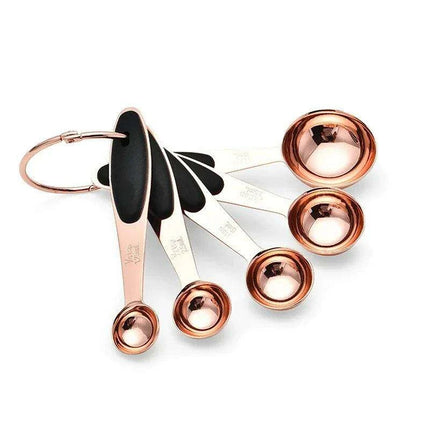 Professional Grade Stainless Steel Measuring Cups and Spoons Set - Perfect for Baking and Cocktails - Très Elite