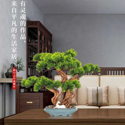 Prosperity Emblem Chinese Pine Bonsai - A Luxurious Symbol of Wealth and Abundance- Très Elite- Très Elite