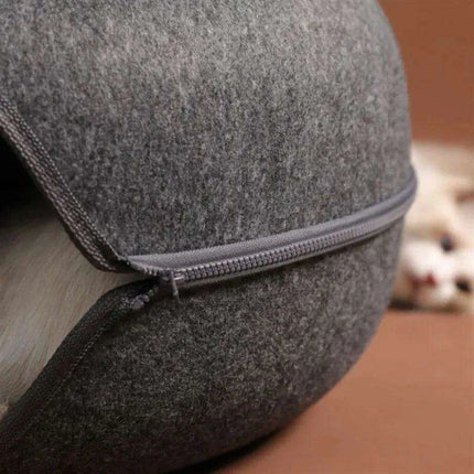 Purrfect Play & Rest Tunnel Bed - Interactive Cat Retreat - Très Elite