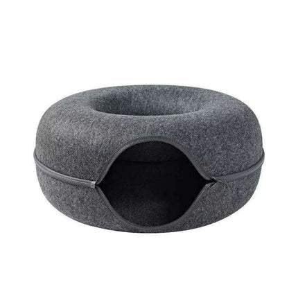 Purrfect Play & Rest Tunnel Bed - Interactive Cat Retreat. Uncategorized purrfect-play-rest-tunnel-bed-interactive-cat-retreat Pet Supplies›Cats & Dogs›Beds & Furniture›Houses & Condos